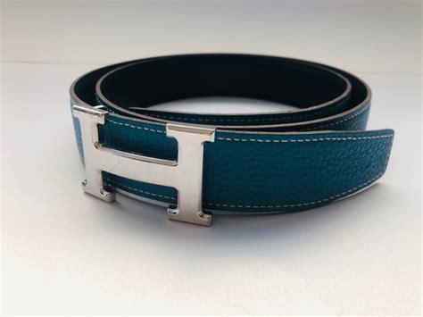 ebay cintura hermes uomo|Cintura Hermes Paris Reversibile 38mm. Blu/ Nero H Silver .